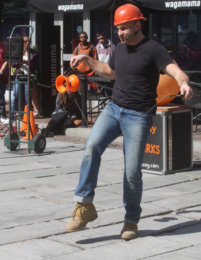 boston faneuil hall brett mccoy real mccoy comedy that works street performer 5