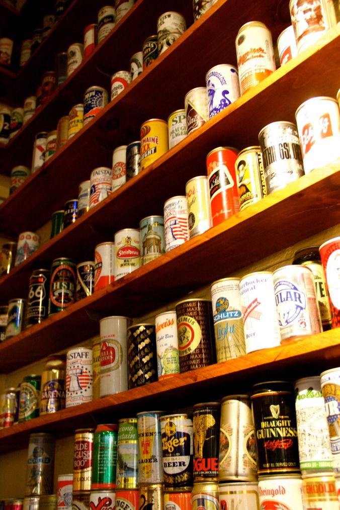 boston harpoon brewery beer wall