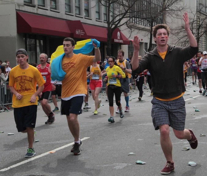 boston marathon 2013 boston college runners