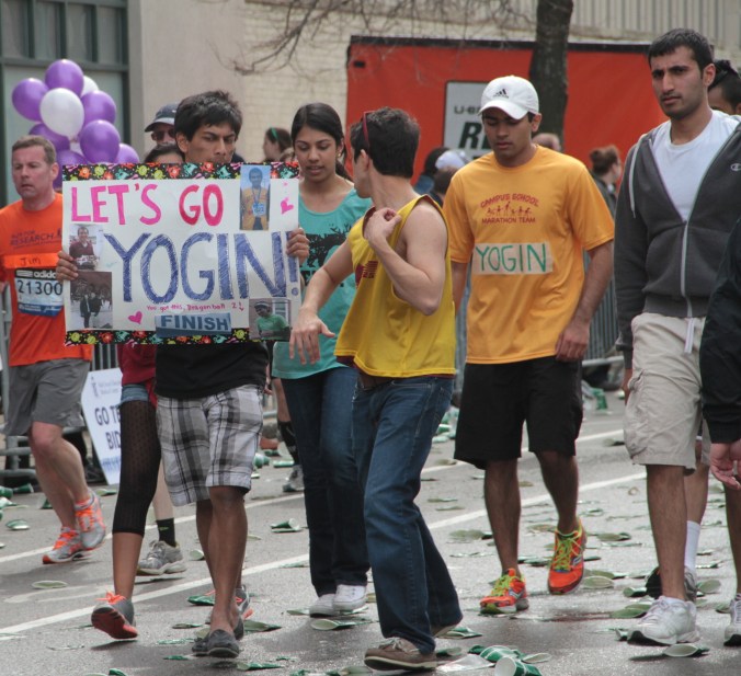 boston marathon 2013 let's go yogin