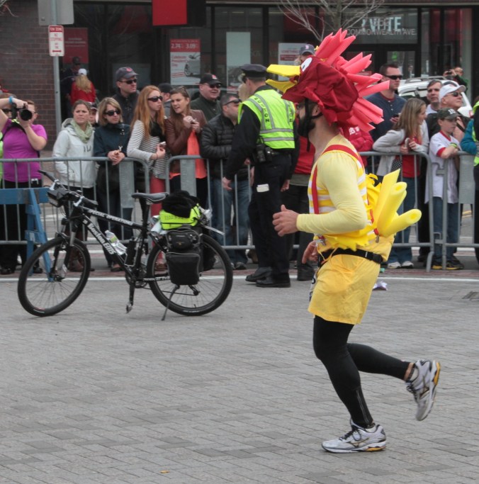 boston marathon 2013 man in chicken suit