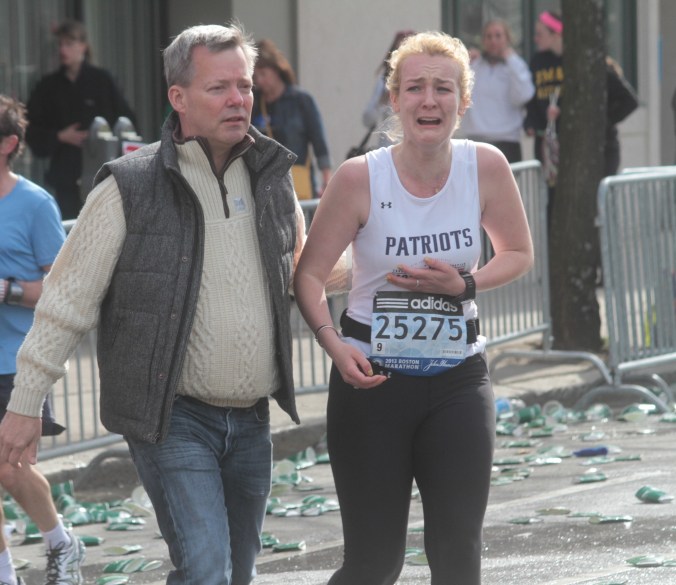 boston marathon 2013 number 25275 runner receiving news about explosion 2