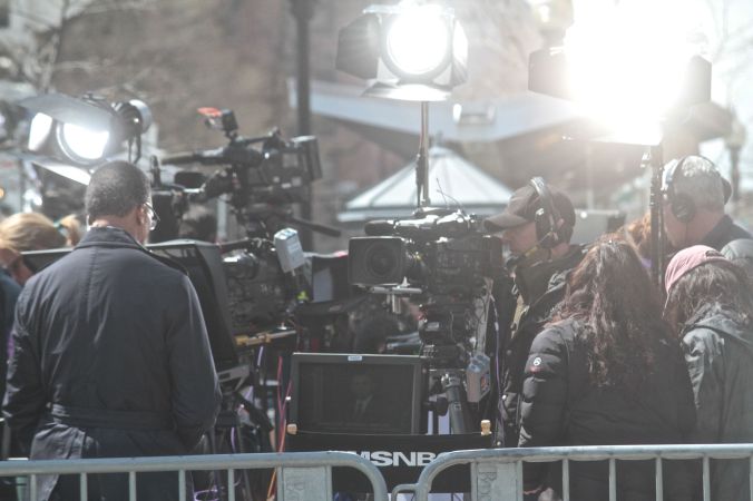boston memorial service for victims of boston marathon bombing lester hold cameras