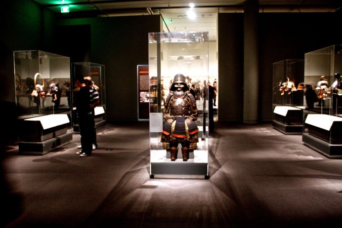 boston museum of fine arts samurai exhibit full view