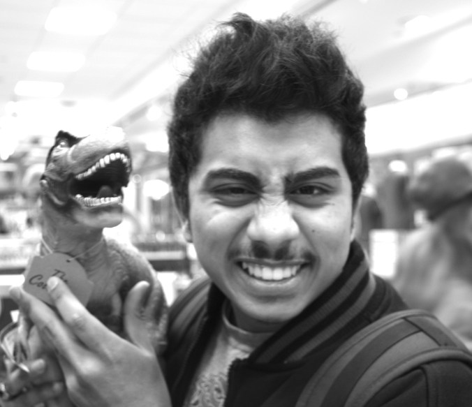 boston museum of science t rex portrait