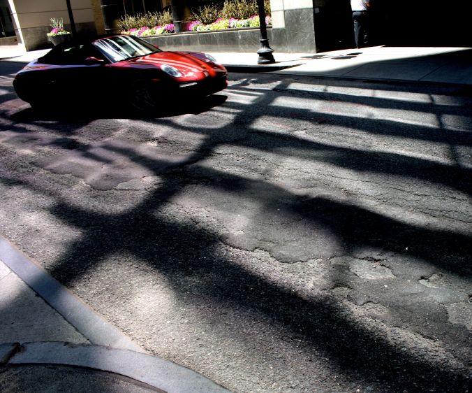 boston downtown crossing shadows porsche