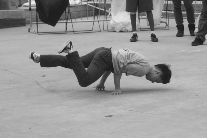 boston government center japanese festival may 19 2013 man breakdancing