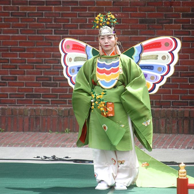 boston government center japanese festival may 19 2013 woman in butterfly costume