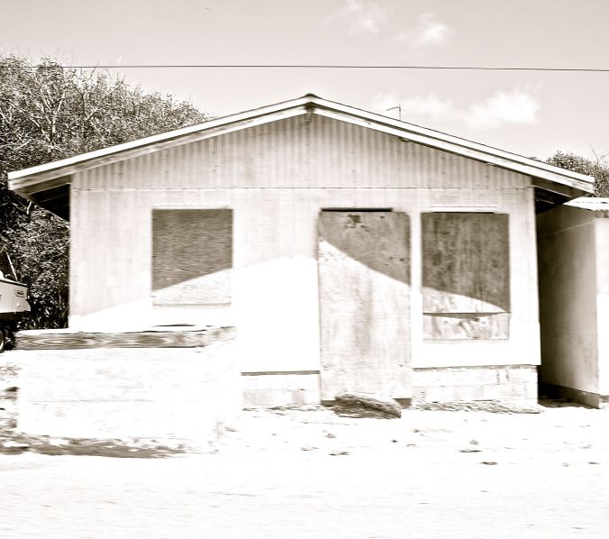 cayman islands bodden town black white house
