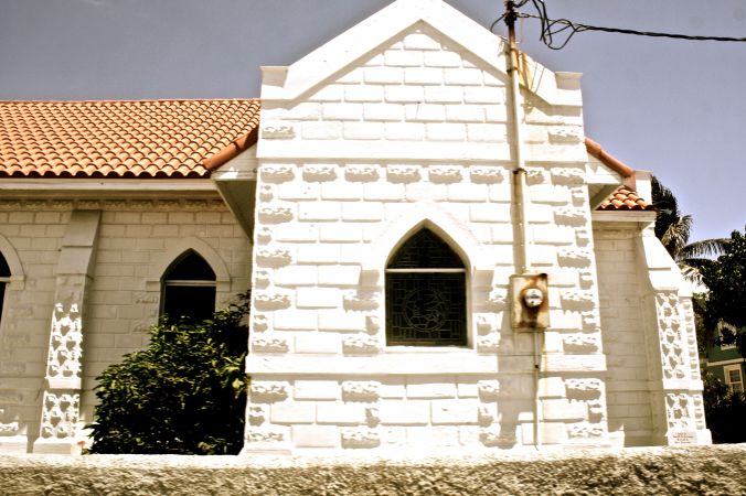 cayman islands bodden town white brick house
