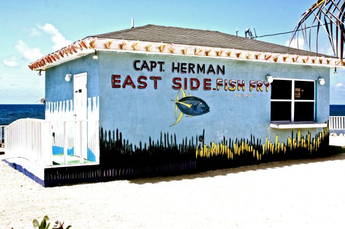 cayman islands captain herman east side fish fry side view