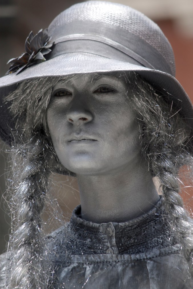boston faneuil hall silver woman