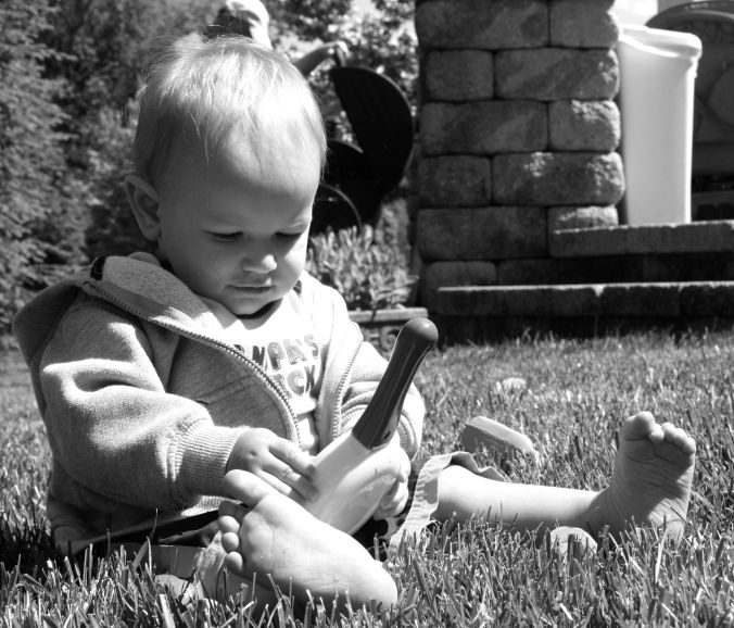 warminster weekend baby on grass