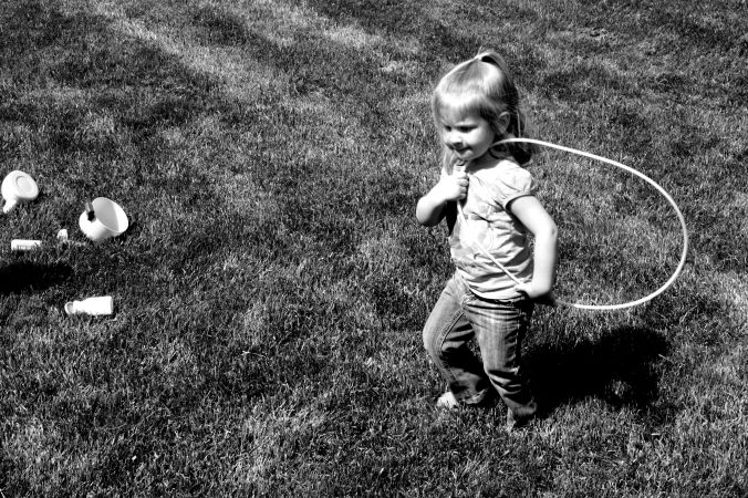 warminster weekend girl with hulahoop