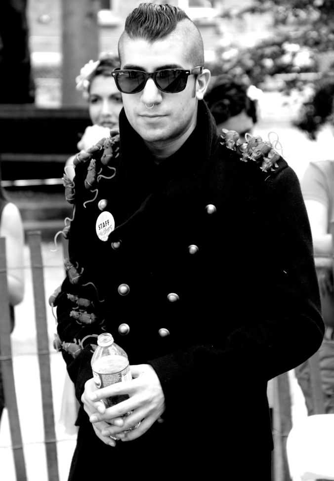 new york city governor's island jazz age party august 18 man in sunglasses and coat