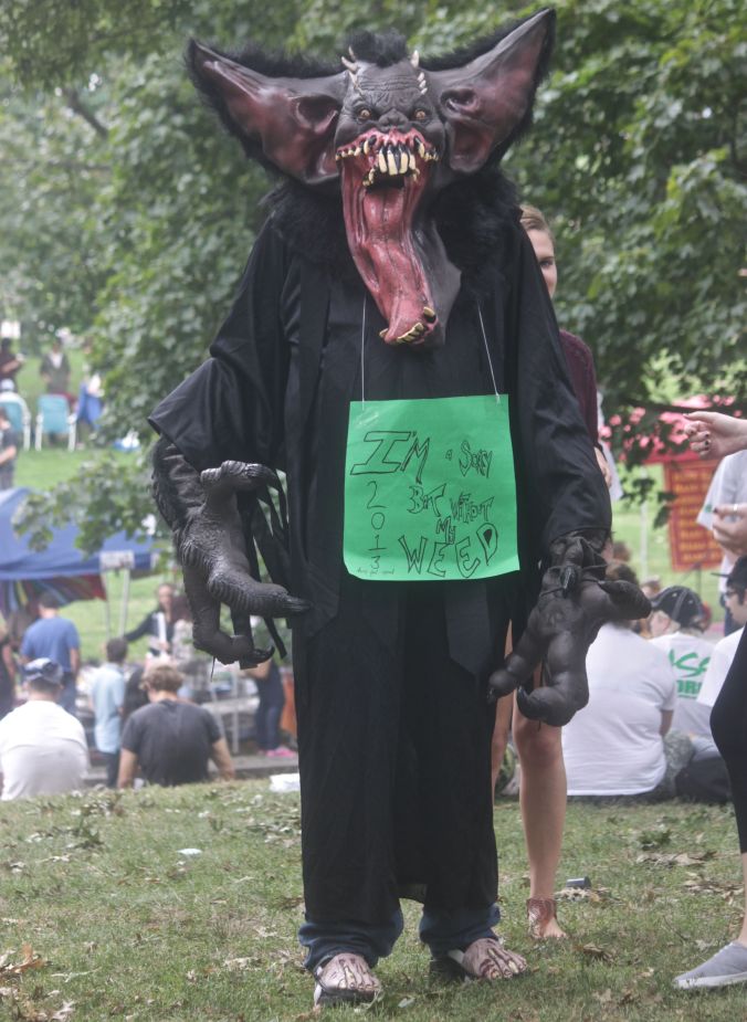 boston hemp fest 2013 giant rat costume full view