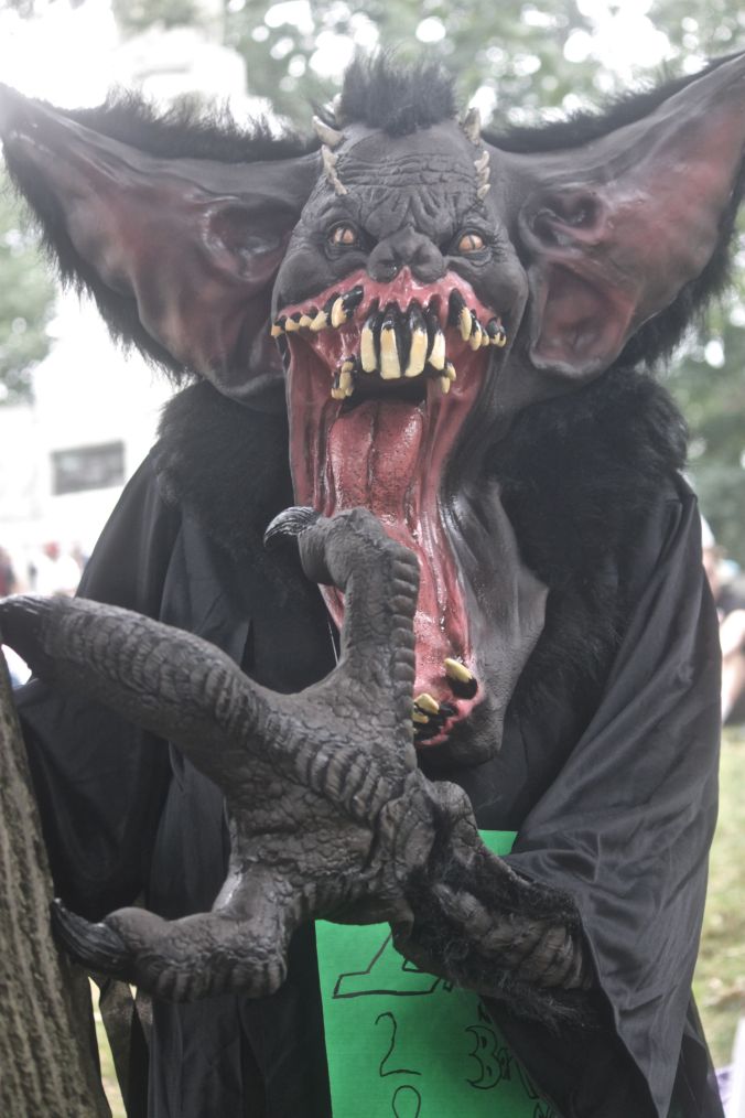 boston hemp fest 2013 man in giant rat costume
