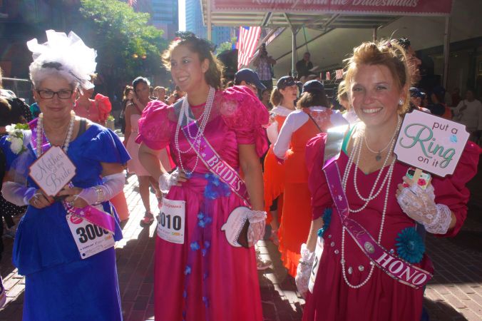 boston running with the bridesmaids 2013 14