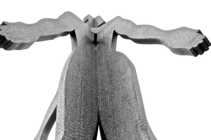 baltimore penn station Jonathan Borofsky’s Male:Female statue black white 4