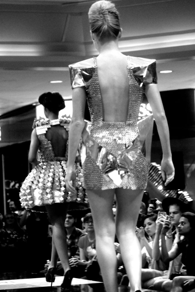 boston fashion week october 2 silver dresses