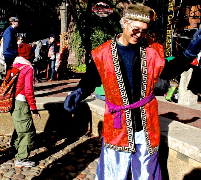 salem halloween 2013 man in red costume