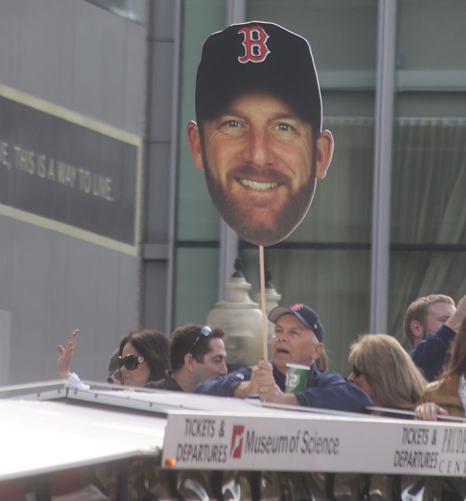 boston red sox world series celebration 2013 player sign 2