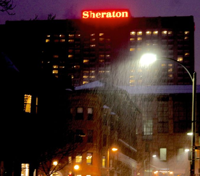 boston back bay sheraton snow