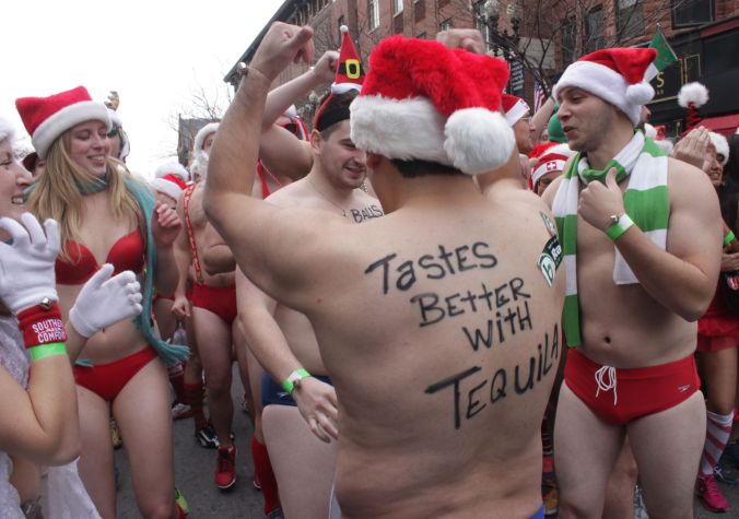 boston santa speedo run december 14 19