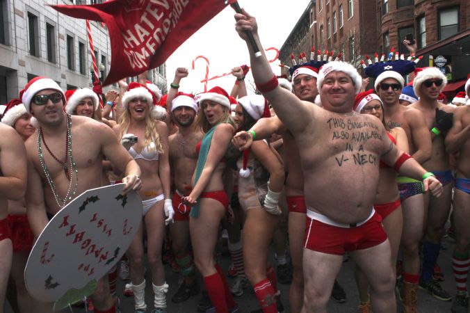boston santa speedo run december 14 29