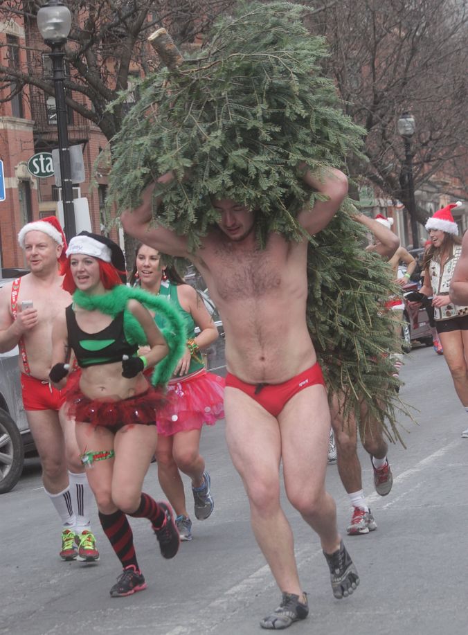 boston santa speedo run december 14 71