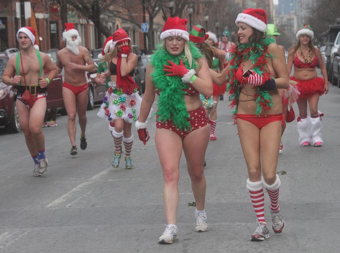 boston santa speedo run december 14 85