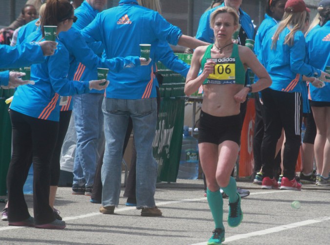 boston marathon april 21 beacon street elite runners number 106
