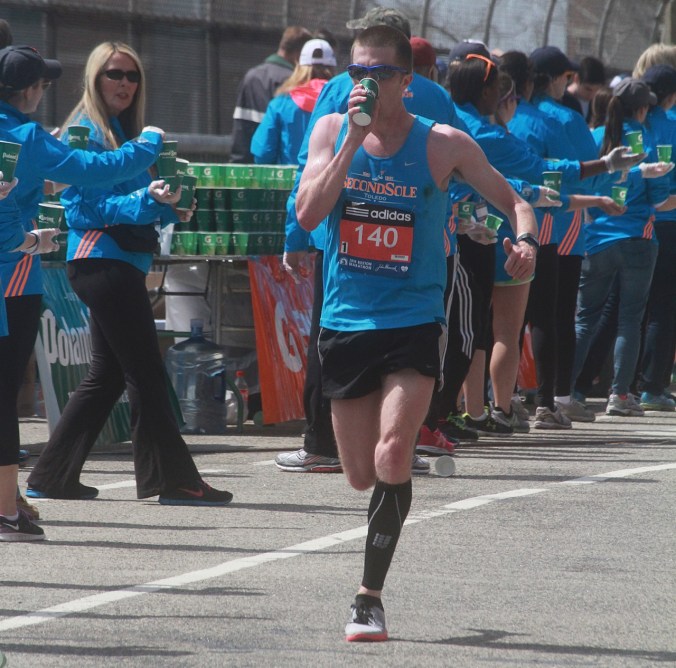 boston marathon april 21 beacon street elite runners number 140