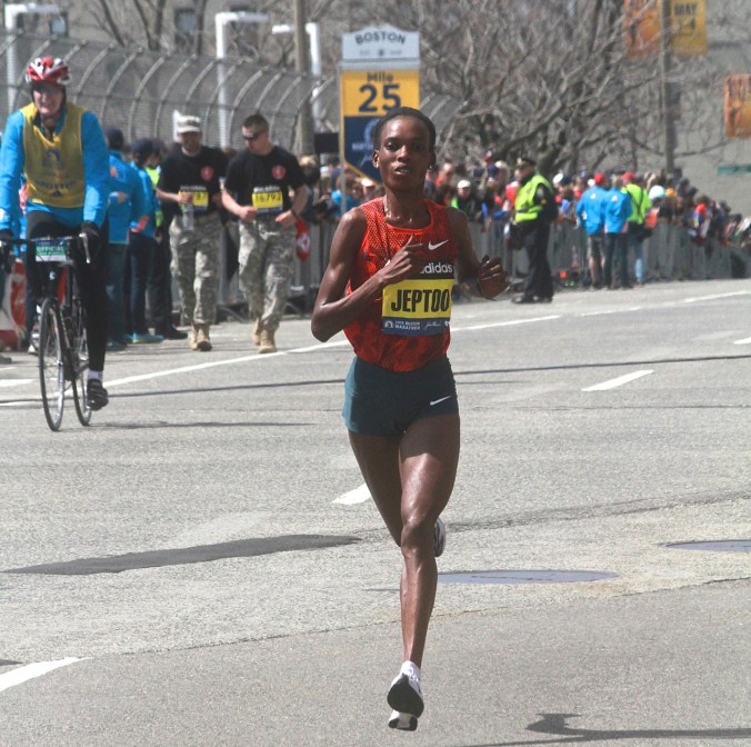 boston marathon april 21 beacon street winner rita jeptoo