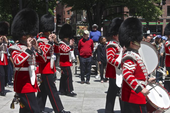 boston faneuil hall Honorable Artillery Company of London performance may 30 18