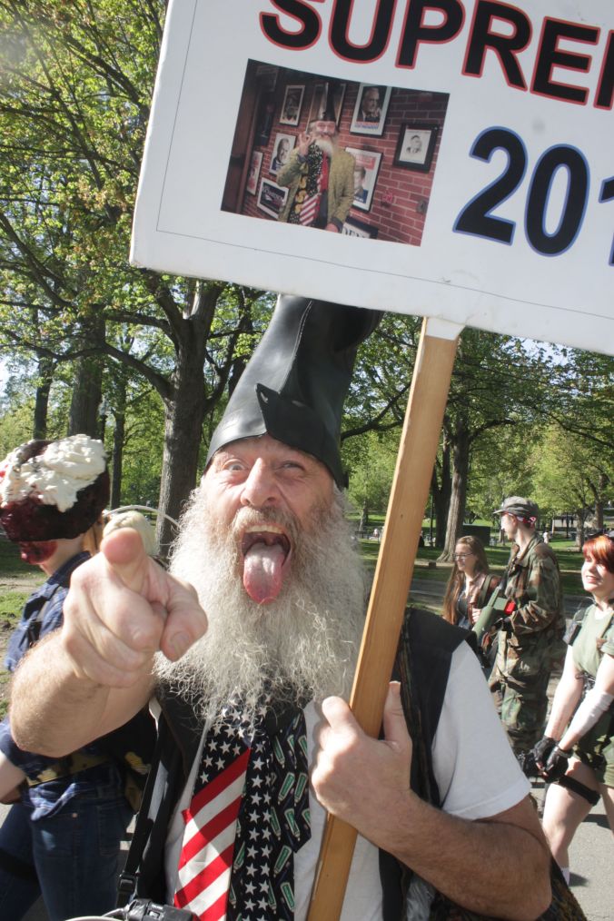 boston zombie walk may 17 vermin supreme