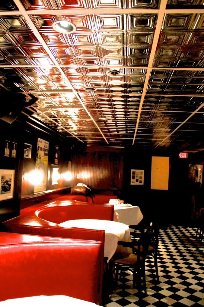 boston back bay social club checker floor downstairs