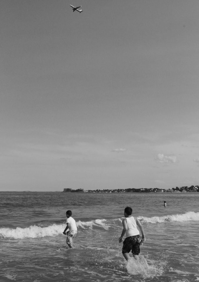 boston revere beach view plane overhead
