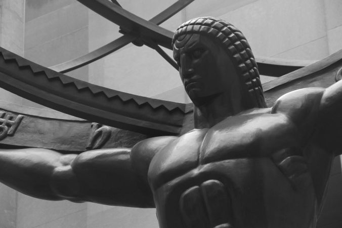 new york city fifth avenue atlas statue