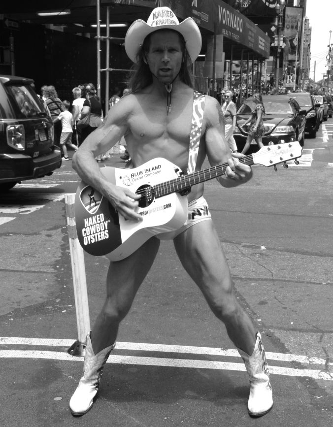 new york city times square naked cowboy
