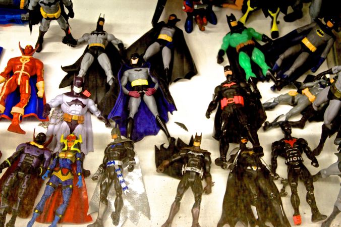 salem comic book store batman figurines