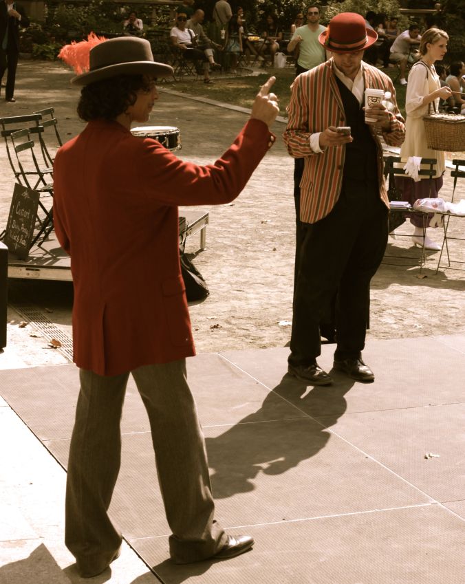 new york city bryant park performers