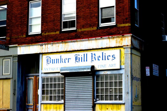boston charlestown bunker hill relics shop color