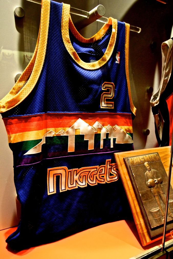 Springfield Naismith Memorial Basketball Hall of Fame nuggets jersey