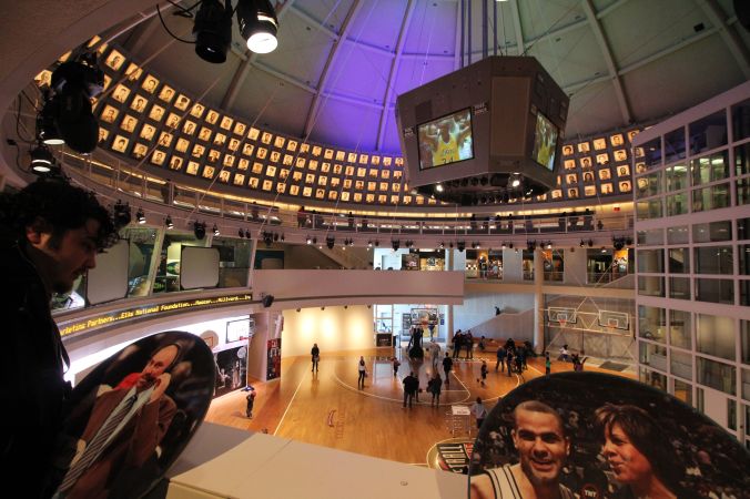 Springfield Naismith Memorial Basketball Hall of Fame round broadcasters