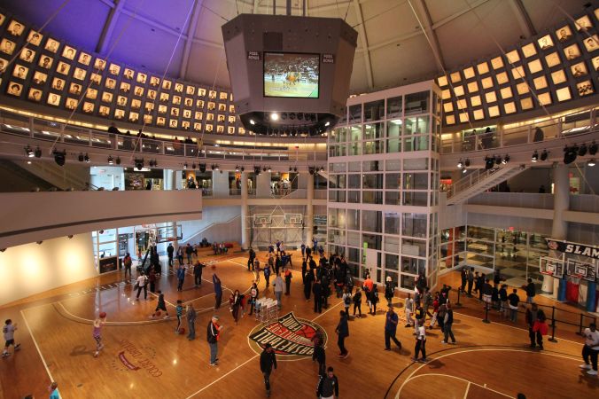 Springfield Naismith Memorial Basketball Hall of Fame whole view