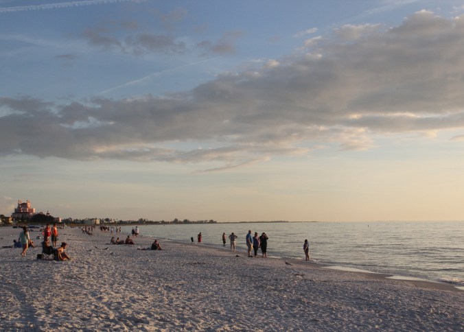 st pete's beach clouds beach