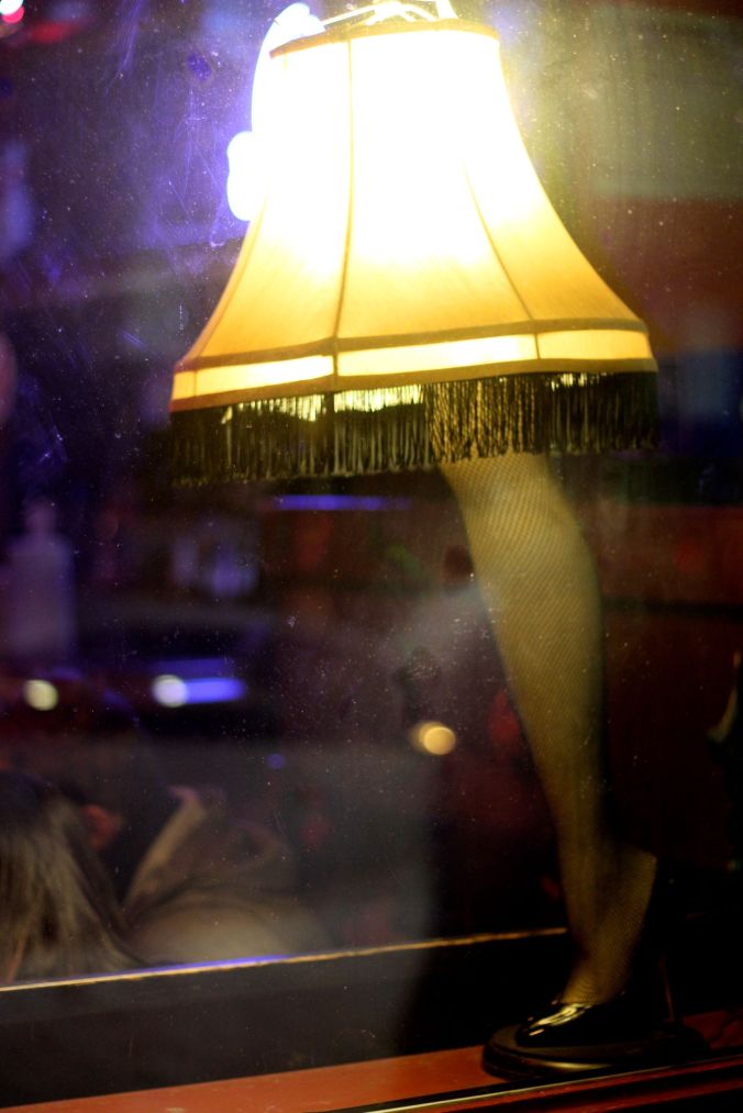 boston boylston street leg lamp