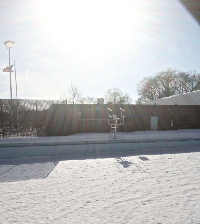 boston chestnut hill swimming pool snow