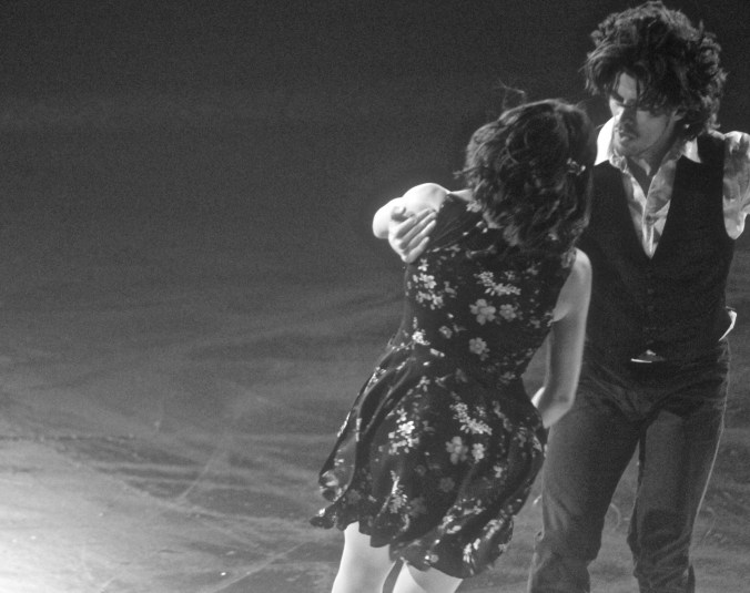 providence dunkin donuts center stars on ice march 14 2015 british pair black white 2